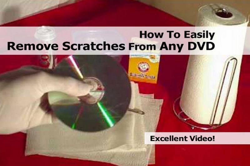 How to Remove Scratches Easily from DVDs