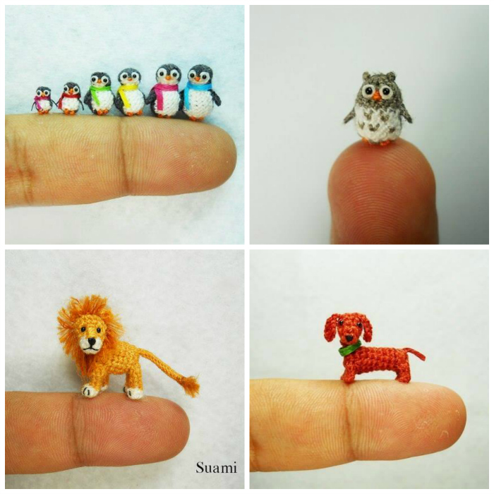 Miniature Crochet Animals (Free Patterns)