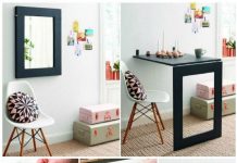 How to DIY Double Functional Mirror Folding Table How to DIY Double Functional Mirror Folding Table