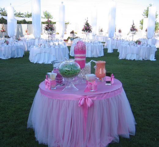 DIY No Sew Tulle Tutu Table Skirt (Video)