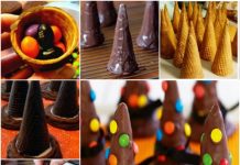 How to DIY Stuffed Chocolate Witches’ hats Wicked Witches Hats