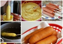 How to DIY Delicious Homemade Corn Dogs (Video) DIY Corn Dog Recipe