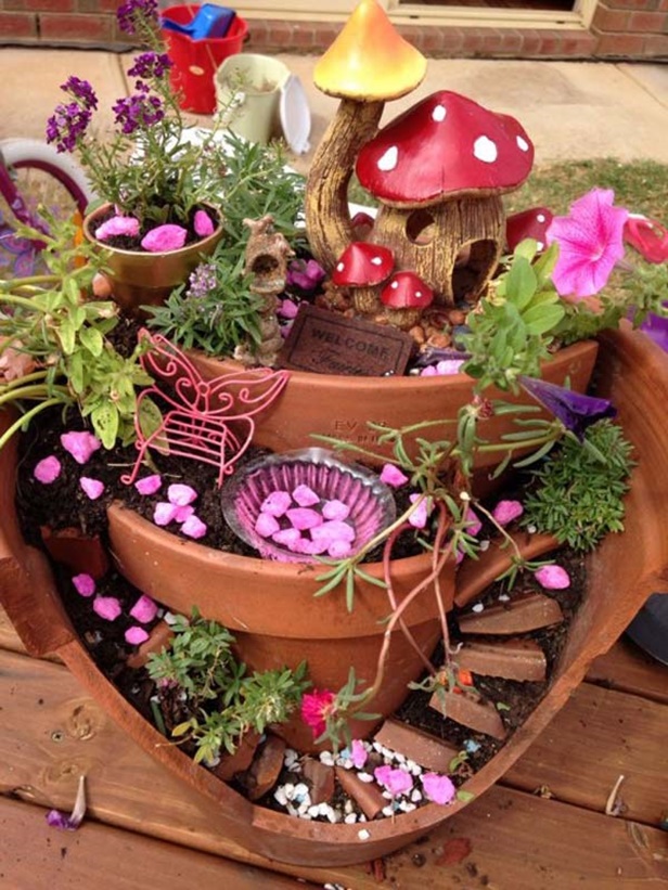 DIY Broken Pots Fairy Garden Tutorial Video