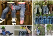 DIY Fun Recycled Jean Planter Tutorials & Inspirations DIY Fun Recycled Jean Planter Tutorials & Inspirations