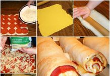 How to DIY Simple Pepperoni Roll Up pepperoni roll up