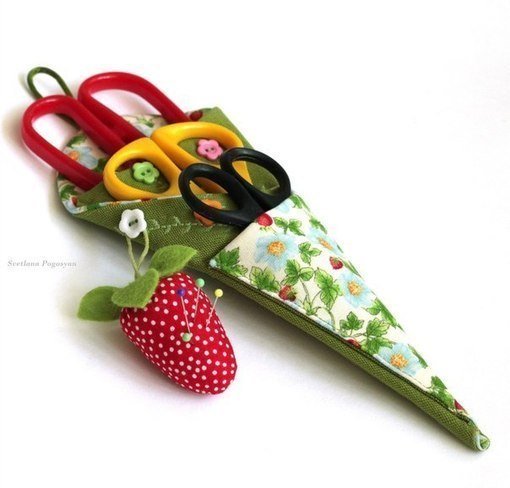 DIY Quilt Scissor Case Free Sewing Pattern - Template