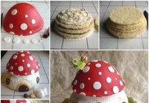 How to DIY Fairy Baby TV Mushroom Cake DIY Baby TV mushroom cake