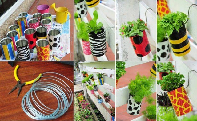 DIY Tin Can Planter