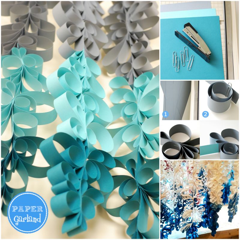 DIY Scroll Paper Garland