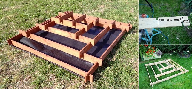 DIY Vertical Pyramid Tower Garden Planter