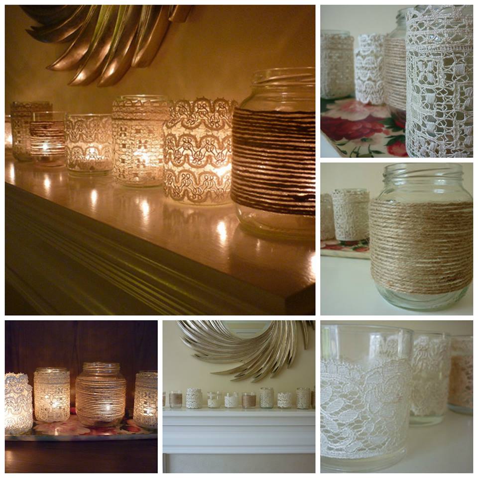 DIY Vintage Votives