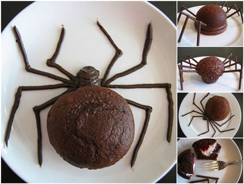 How to DIY Halloween Spider Cakes