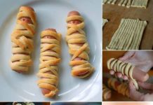 DIY Halloween Hot Dog Mummies DIY Halloween Hot Dog Mummies