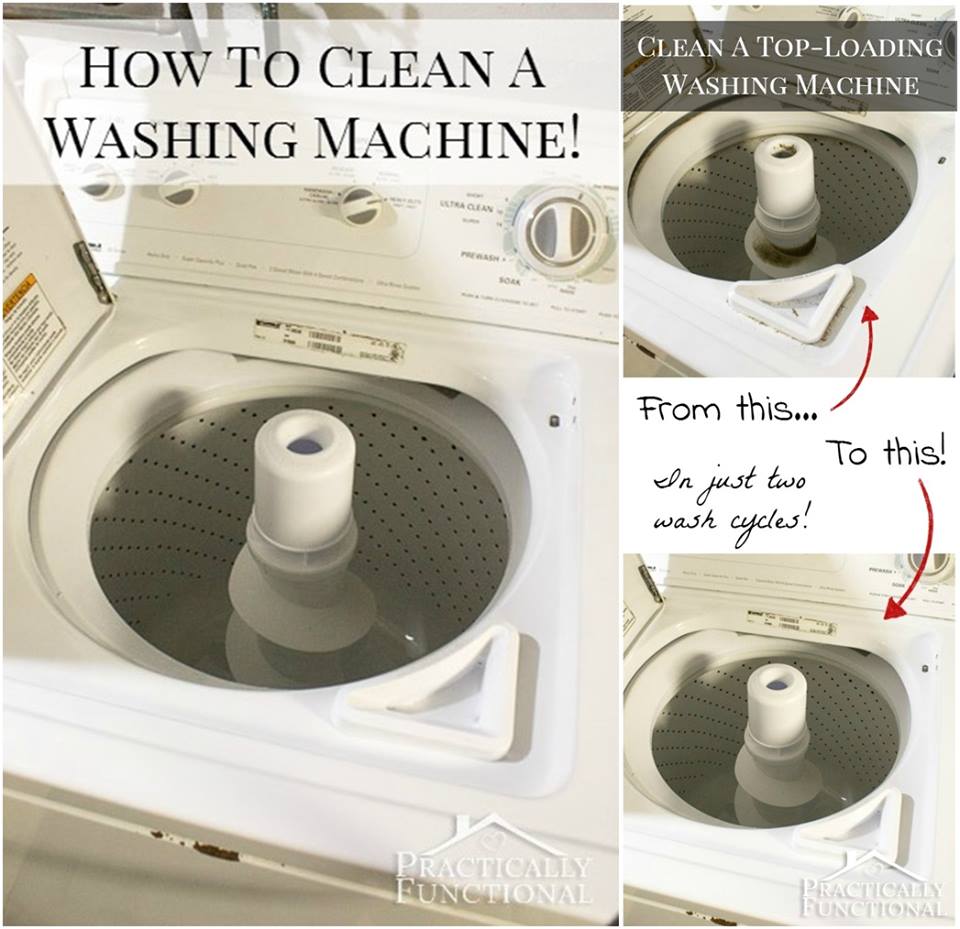 How to Clean Top Loading Washing Machine - DIY Tutorials