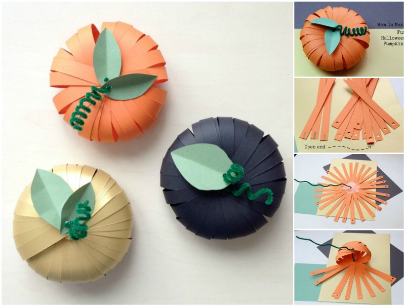 How to DIY Fun Paper Pumpkin