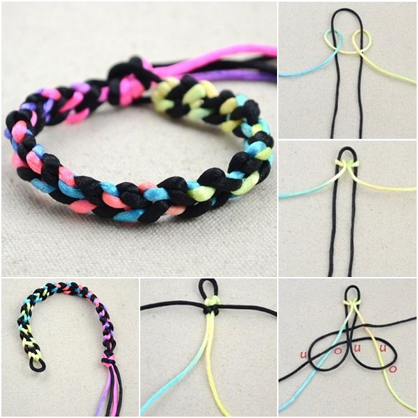 How to DIY Simple Woven Bracelet