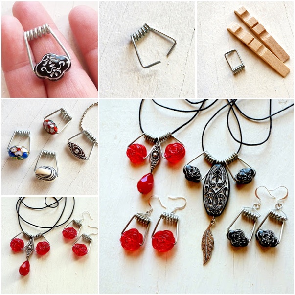 Turn Clothespins Into Wirework Jewelry