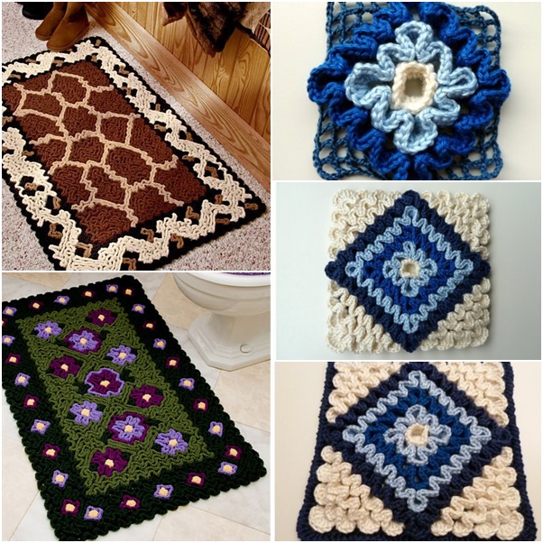 How to DIY Wiggly Crochet Rug Free Pattern