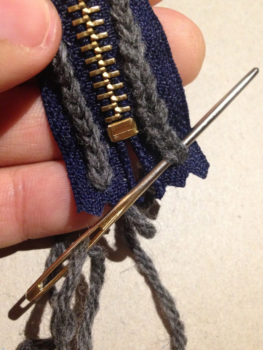 attach zipper to sweaters10