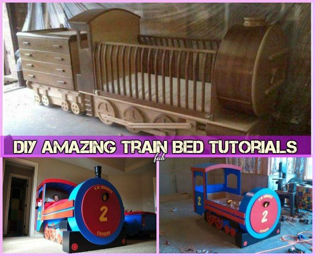 DIY Amazing Train Bed Tutorials