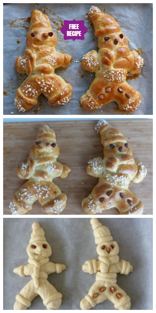 DIY Christmas  Advent Bread Man Recipe