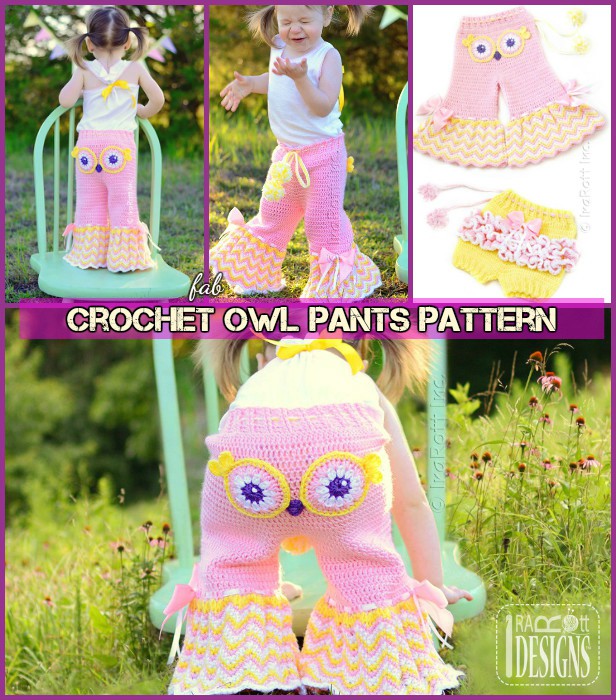 DIY Crochet Owl Pants Free Pattern