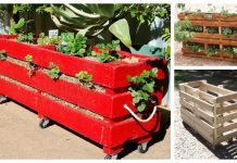 DIY Recycled Pallet Vertical Strawberry Planter – Video DIY Recycled Pallet Vertical Strawberry Planter - Video