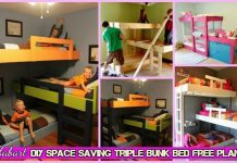 DIY Space Saving Triple Bunk Bed Free Plan DIY Space Saving Triple Bunk Bed Free Plan Tutorial