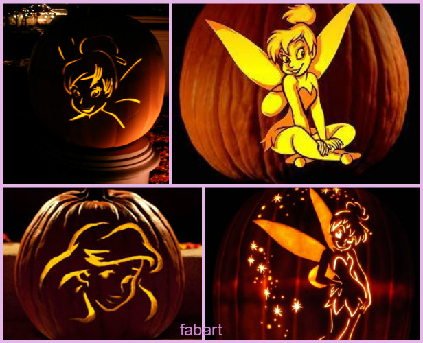 DIY Tinker Bell Pixie Dust Pumpkin Carving Tutorial-Video