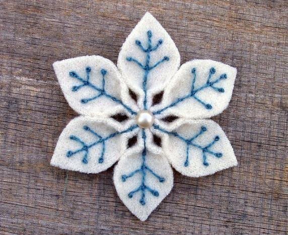 How to DIY Felt Snowflake