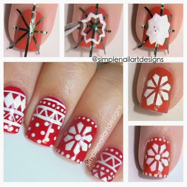 20+ Cutest Christmas Nail Art DIY Ideas - Holiday Sweater Nail Art Tutorial