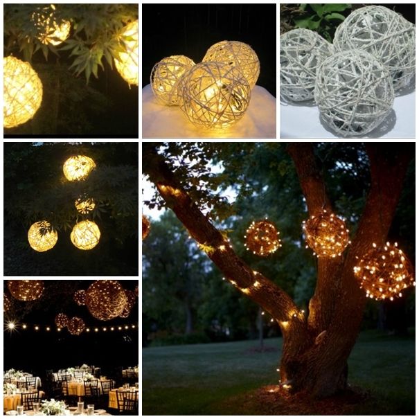 DIY Pretty String Ball Decoration for Christmas