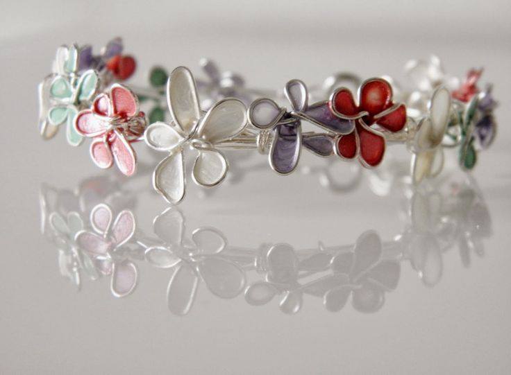 nail polish flower jewelry2