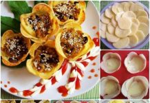 How to DIY Delicious Potato Flower Cup with Stuffing DIY potato flower cup recipe and tutorial