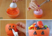 How to DIY Edible Pumpkin Candy Chocolate Cups pumpkin chocolate bowl