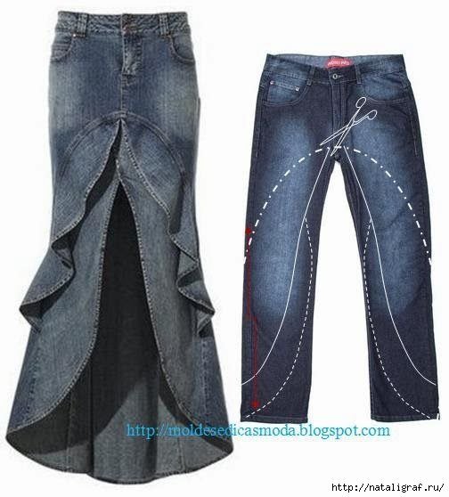 Top DIY Ideas to Refashion Old Jeans into New Skirt