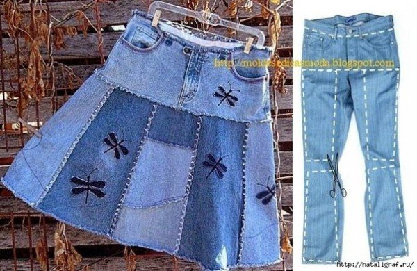 Top DIY Ideas to Refashion Old Jeans into New Skirt