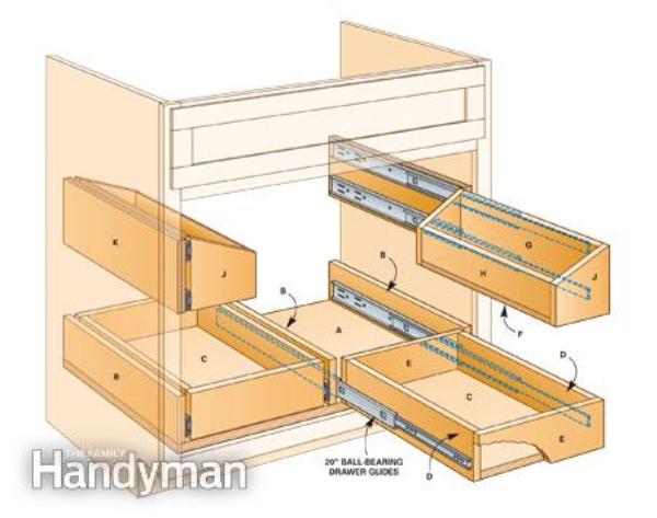 roll out undersink tray design