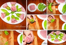 How to DIY Spicy Sausage Slice Rose sausage rose