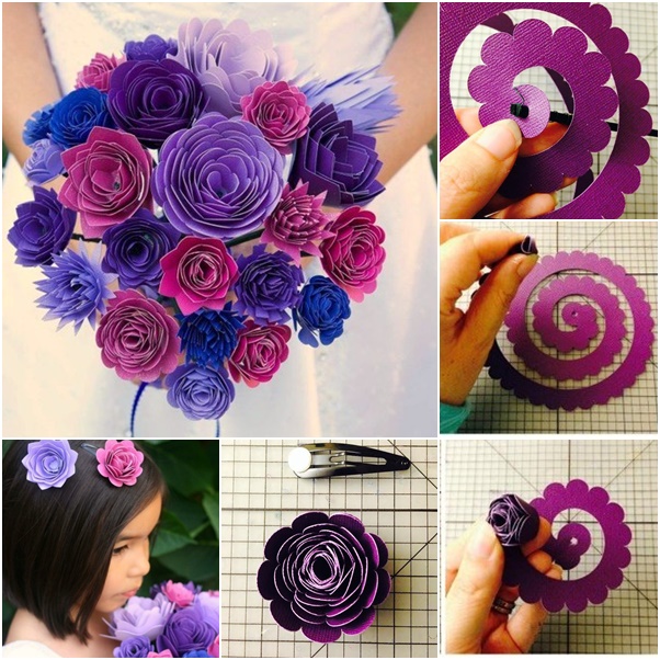 How to Make Paper Flowers for a Wedding Bouquet