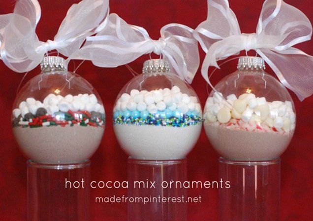 DIY Hot Cocoa Mix Ornaments