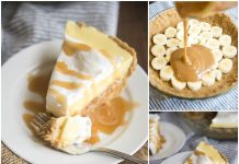 DIY No Bake Banana Caramel Cream Dessert Recipes DIY No Bake Banana Caramel Cream Pie Dessert Recipe