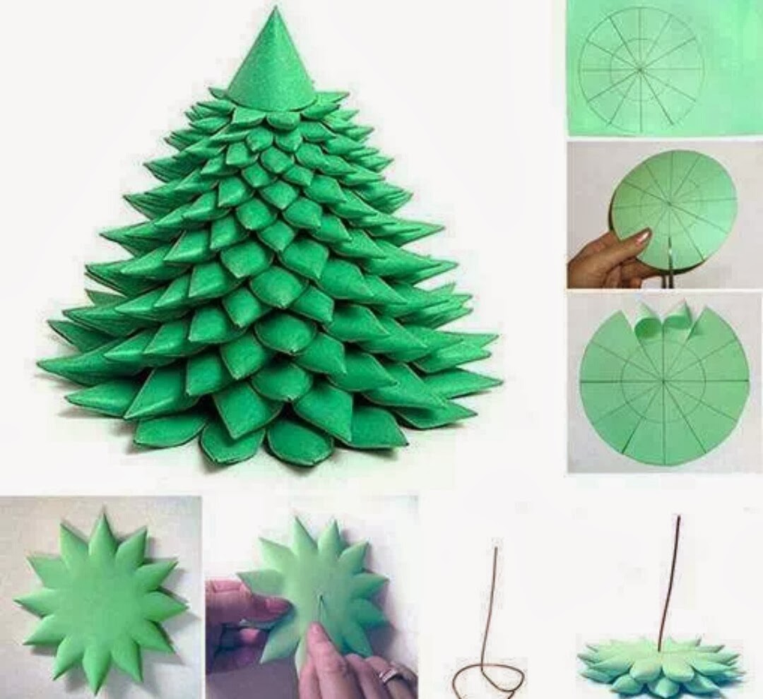 DIY Simple Paper Christmas Tree