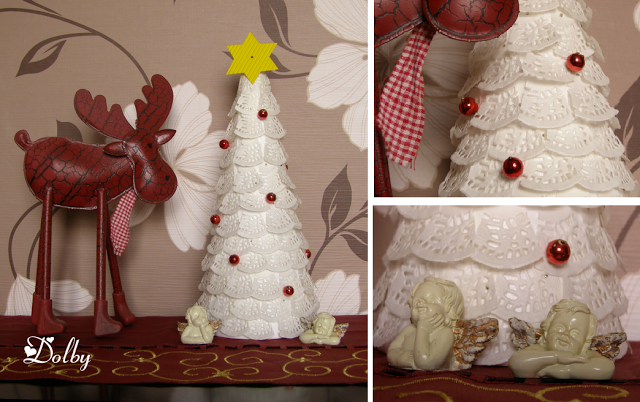 DIY Doily Christmas Tree Tutorial