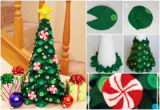 DIY Felt Christmas Tree tutorial