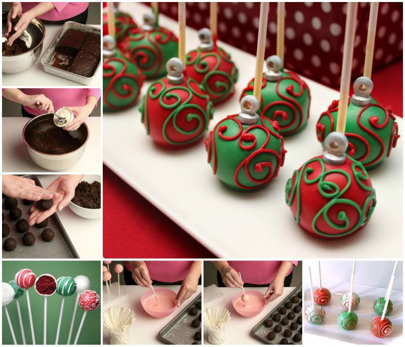 How to DIY Ornament Cake Pop tutorial feature