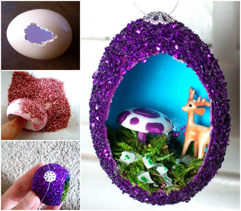 How to DIY Vintage Egg Ornament Tutorial