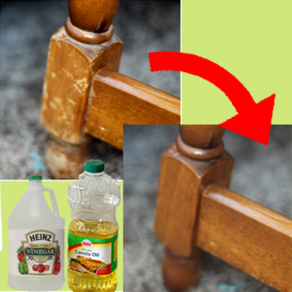 How to Revive Wood Furniture with Vinegar and Canola Oil