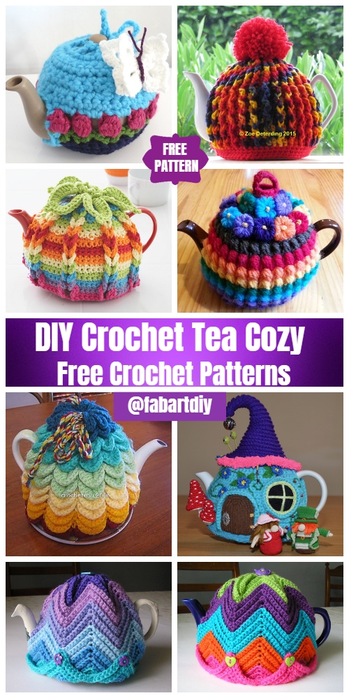 DIY Crochet Tea Cozy Free Crochet Patterns 