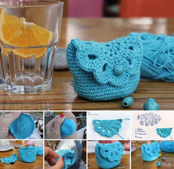 diy crochet handbag purse free pattern